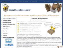 Tablet Screenshot of cheepcheepboxes.com